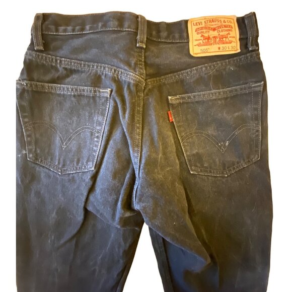 Levis Jeans 505 W30 L 30 Women Regular Fit Pants Cotton - Picture 5 of 5